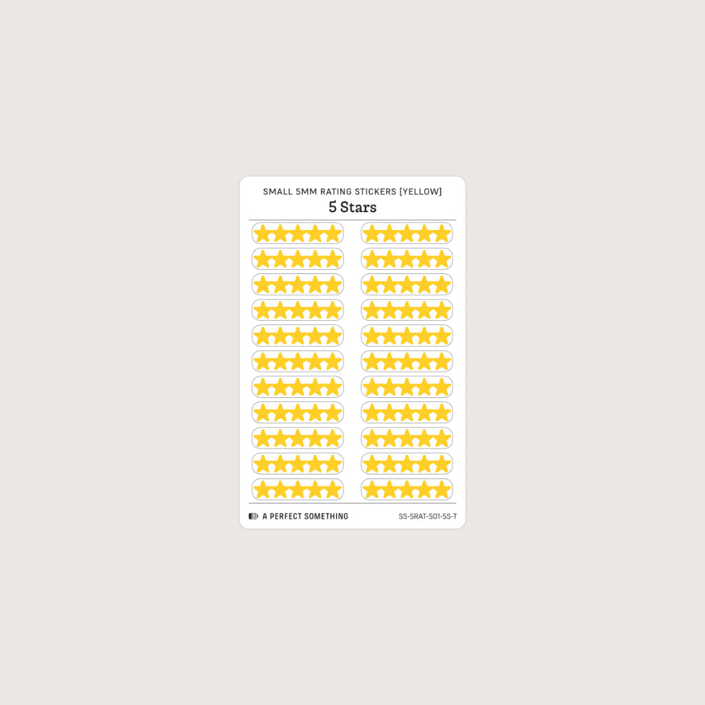 Rating Stickers