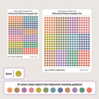 Micro (3mm) Tracking Dot Stickers: Hobonichi Color Palette Sampler Sets