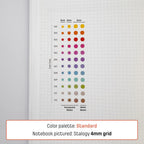 Small (5mm) Tracking Dot Stickers: Standard Color Palette Sampler Sets