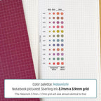 Small (5mm) Tracking Dot Stickers: Hobonichi Color Palette Sampler Sets