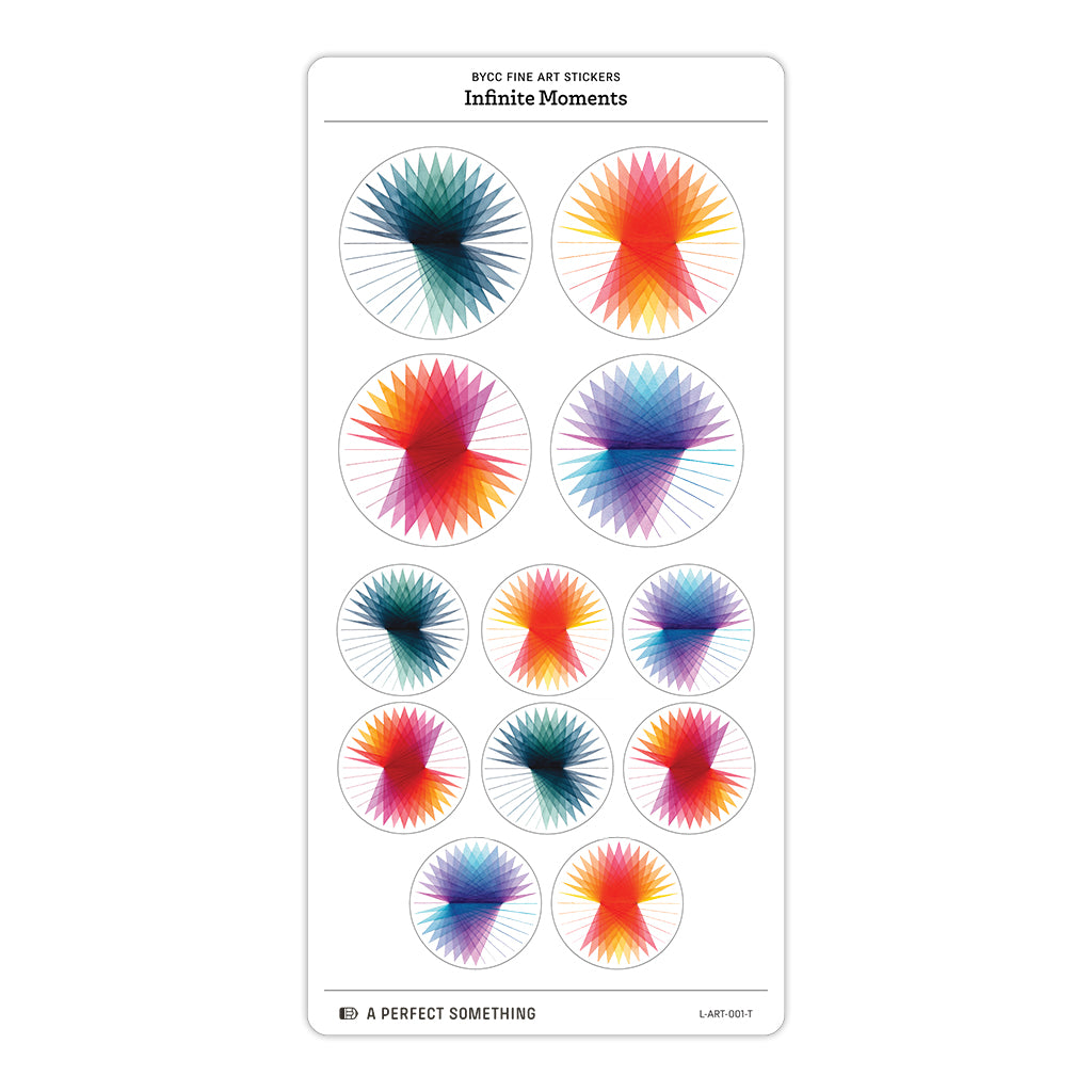 BYCC Fine Art Stickers: Infinite Moments