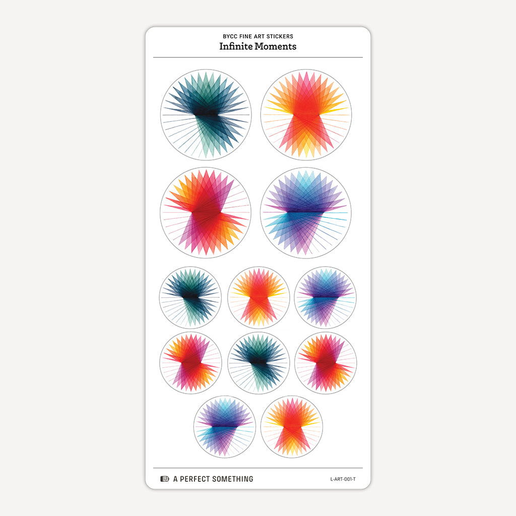 BYCC Fine Art Stickers: Infinite Moments