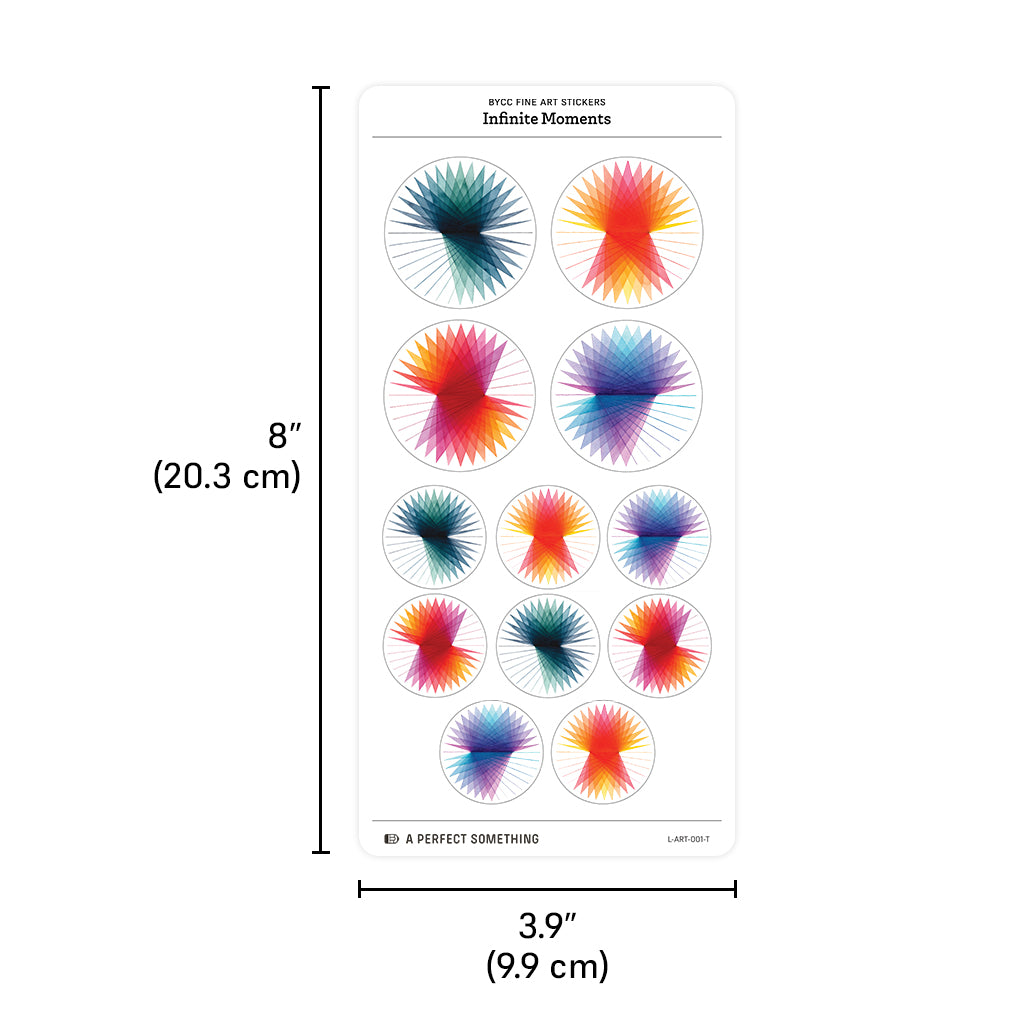 BYCC Fine Art Stickers: Infinite Moments