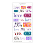 BYCC Fine Art Stickers: Painted Words