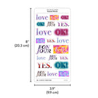 BYCC Fine Art Stickers: Painted Words