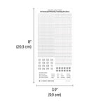 3.81mm Grid Layout Stickers: Monthly Tracking Kits (fits Aura Estelle planners)