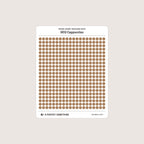 Micro (3mm) Tracking Dot Stickers: Hobonichi Color Palette [Medium Sheet Size]