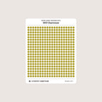 Micro (3mm) Tracking Dot Stickers: Hobonichi Color Palette [Medium Sheet Size]