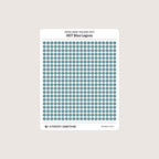 Micro (3mm) Tracking Dot Stickers: Hobonichi Color Palette [Medium Sheet Size]