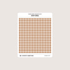 Micro (3mm) Tracking Dot Stickers: Hobonichi Color Palette [Medium Sheet Size]
