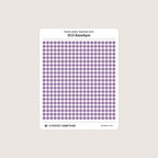 Micro (3mm) Tracking Dot Stickers: Hobonichi Color Palette [Medium Sheet Size]