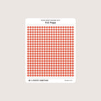 Micro (3mm) Tracking Dot Stickers: Hobonichi Color Palette [Medium Sheet Size]