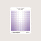 Micro (3mm) Tracking Dot Stickers: Standard Color Palette [Medium Sheet Size]