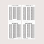 2027 Date Stickers: Micro Typewriter Stamp