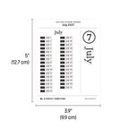 2027 Date Stickers: Modern
