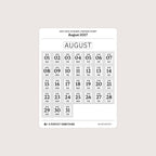 2027 Date Stickers: Postage Stamp