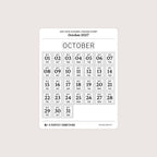 2027 Date Stickers: Postage Stamp