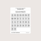 2027 Date Stickers: Postage Stamp