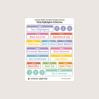 Journal Prompt Stickers: Daily Highlight Badges