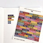 Journal Tag Stickers (Bars): Ugh.