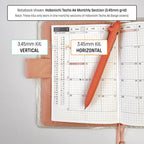 3.45mm Grid Layout Stickers: Monthly Tracking Kits (fits Hobonichi A6 HON and Techo Original A6 (beige covers only) and A6 Avec monthly sections