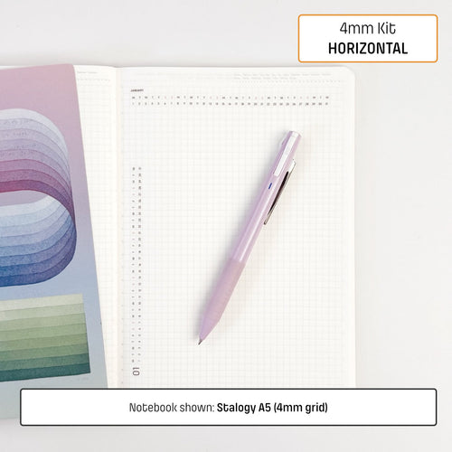 4mm Grid Layout Stickers: Monthly Tracking Kits