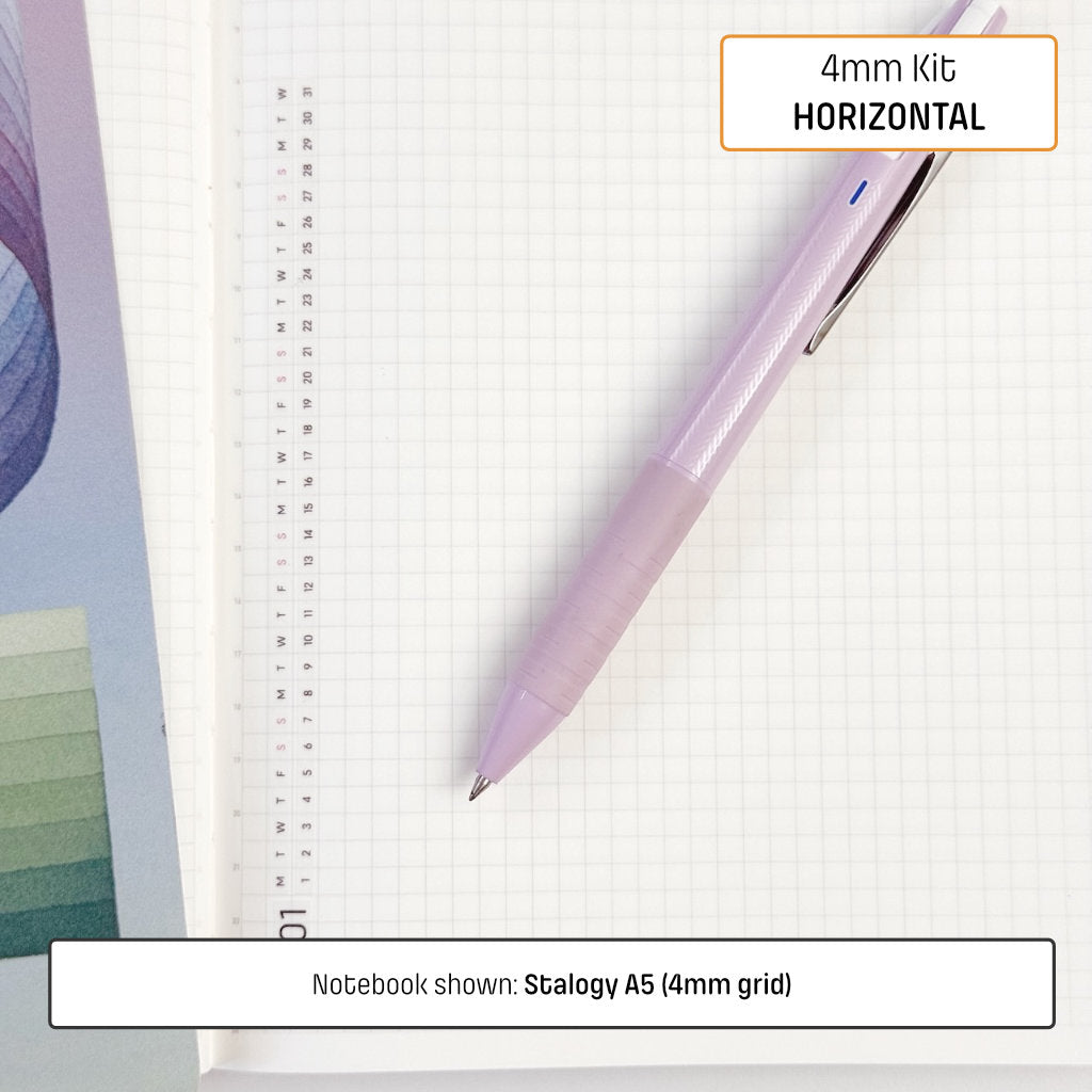 4mm Grid Layout Stickers: Monthly Tracking Kits