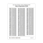 2026 Date Stickers: Micro Typewriter Stamp