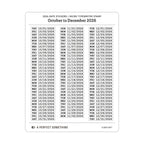 2026 Date Stickers: Micro Typewriter Stamp