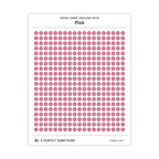 Tiny (3mm) Tracking Dot Stickers: Standard Color Palette [Medium Sheet Size]
