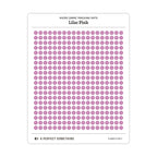 Tiny (3mm) Tracking Dot Stickers: Standard Color Palette [Medium Sheet Size]