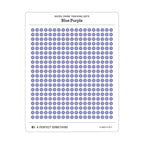 Tiny (3mm) Tracking Dot Stickers: Standard Color Palette [Medium Sheet Size]