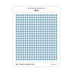 Tiny (3mm) Tracking Dot Stickers: Standard Color Palette [Medium Sheet Size]