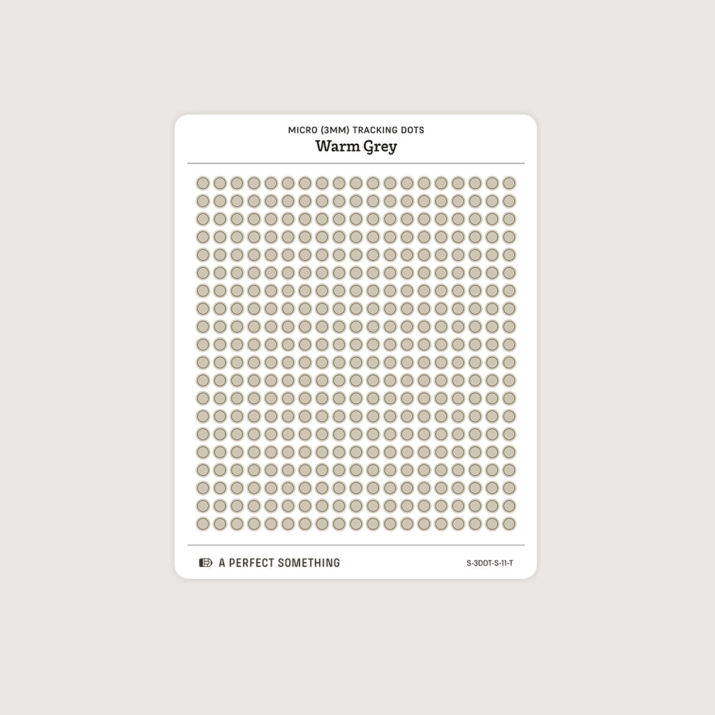 Micro (3mm) Tracking Dot Stickers: Standard Color Palette [Medium Sheet Size]