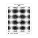 Tiny (3mm) Tracking Dot Stickers: Standard Color Palette [Medium Sheet Size]