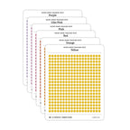 Tiny (3mm) Tracking Dot Stickers: Standard Color Palette [Medium Sheet Size]