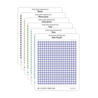 Tiny (3mm) Tracking Dot Stickers: Standard Color Palette [Medium Sheet Size]