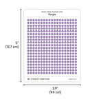 Tiny (3mm) Tracking Dot Stickers: Standard Color Palette [Medium Sheet Size]