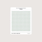 Small (5mm) Weather Icon Stickers (Colorful)