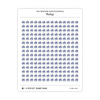 Tiny Weather Icon Stickers (Colorful)