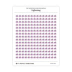 Tiny Weather Icon Stickers (Colorful)