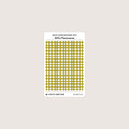 Micro (3mm) Tracking Dot Stickers: Hobonichi Color Palette
