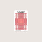 Tiny (4mm) Tracking Dot Stickers: Hobonichi Color Palette