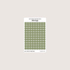 Tiny (4mm) Tracking Dot Stickers: Hobonichi Color Palette