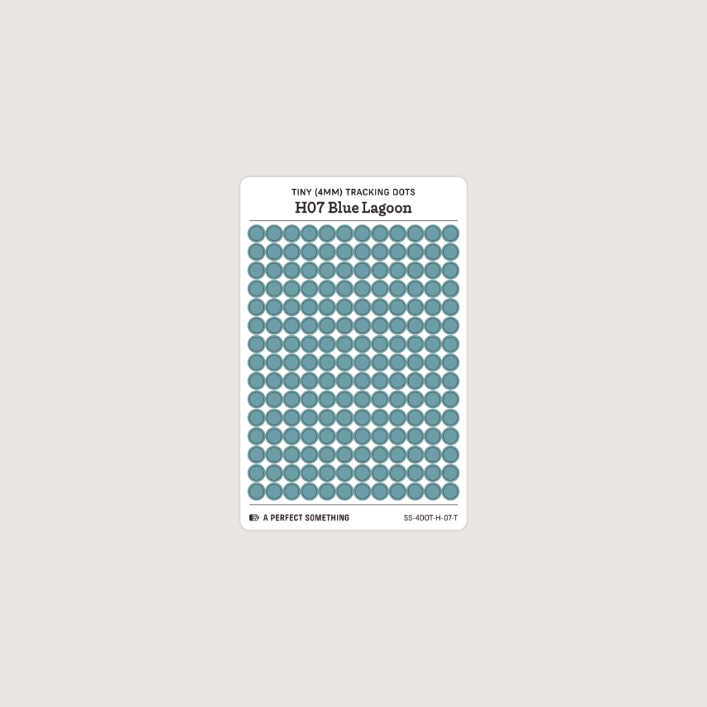 Tiny (4mm) Tracking Dot Stickers: Hobonichi Color Palette