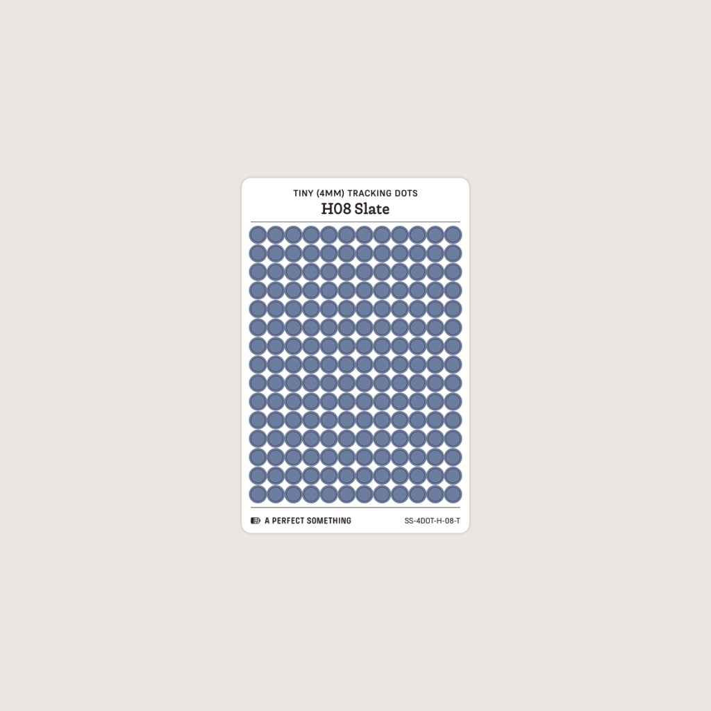 Tiny (4mm) Tracking Dot Stickers: Hobonichi Color Palette
