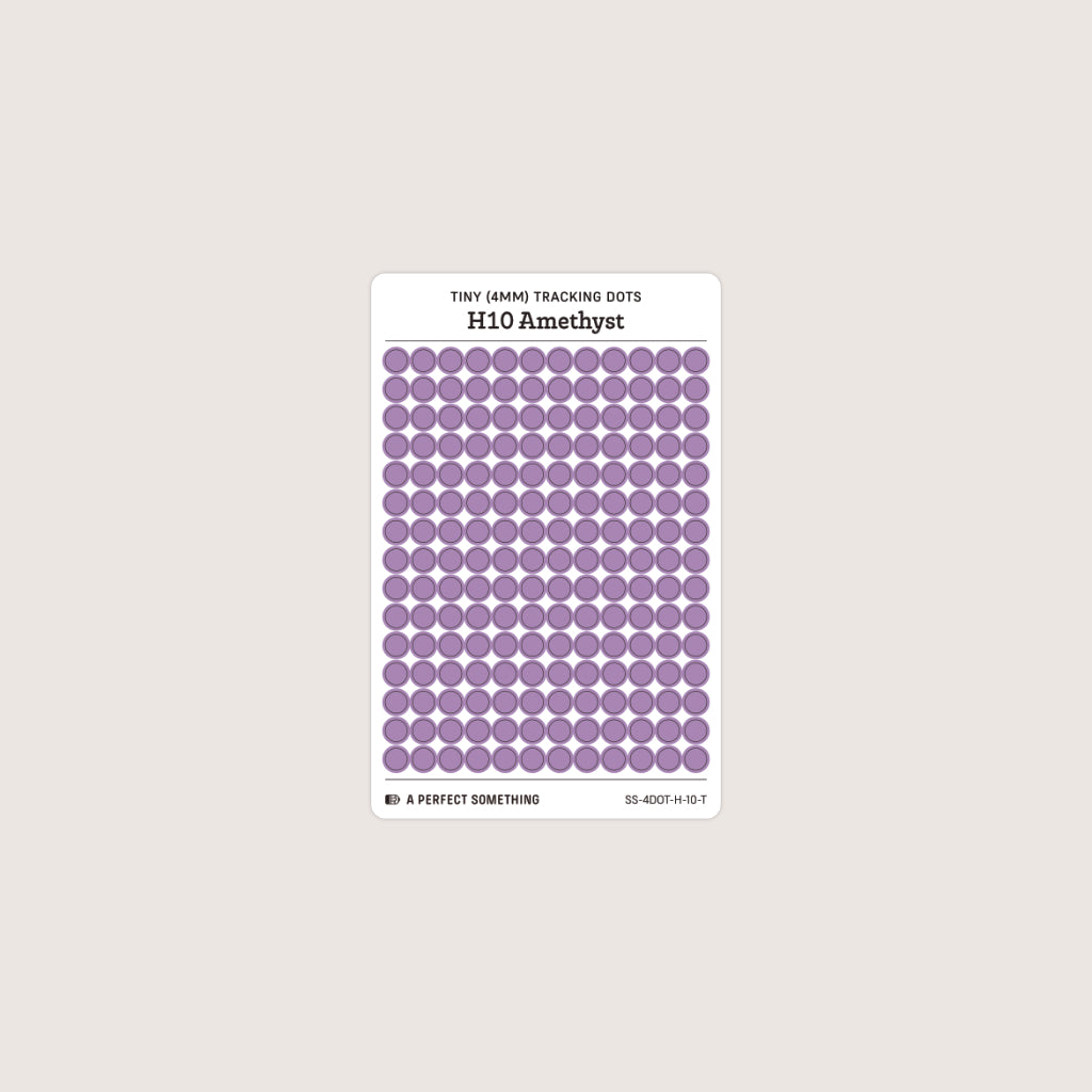 Tiny (4mm) Tracking Dot Stickers: Hobonichi Color Palette
