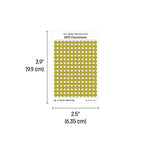 Tiny (4mm) Tracking Dot Stickers: Hobonichi Color Palette