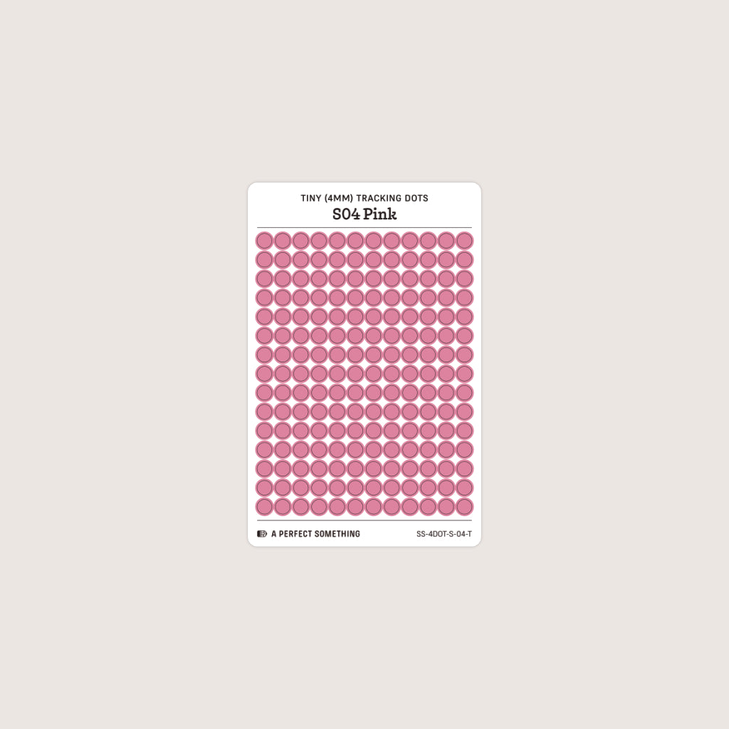 Tiny (4mm) Tracking Dot Stickers: Standard Color Palette