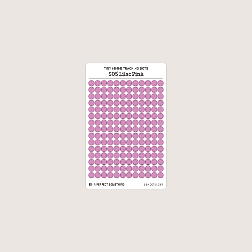 Tiny (4mm) Tracking Dot Stickers: Standard Color Palette